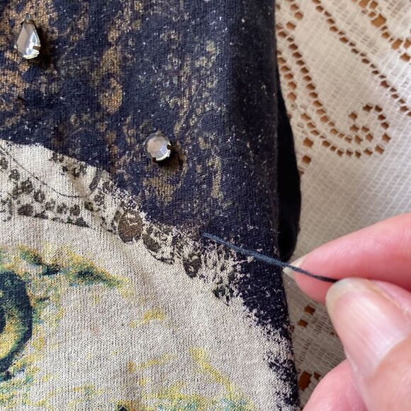 Guess Los Angeles Black Graphic Tee Size XS - Picture 10 of 12